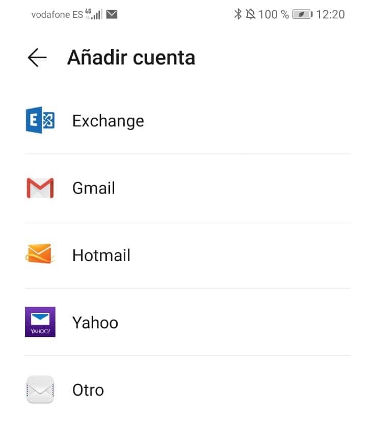 crear email empresa en android correo